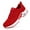 Red, variant on Ecetana Womens Walking Shoes Lightweight Breathable Mesh Air Cushion Sneakers