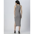 thumbnail image 4 of Moomaya Bodycon Dress For Women, Sleeveless Knit Dress With Slit, 4 of 9