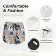 thumbnail image 4 of Balery Dog Pantalones cortos deportivos para mujer con forro y dos bolsillos, elásticos, para entrenamiento, gimnasio, yoga-Medium, 4 of 7