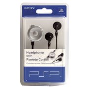PSP Headset Black With Remote - PlayStation Portable
