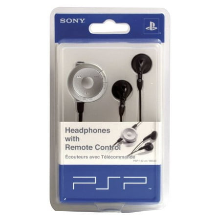 PSP Headset Black With Remote - PlayStation Portable