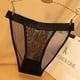 thumbnail image 2 of para mujer, bragas transparentes de malla Sexy, lencería de encaje de gasa, bragas suaves de Color sólido, lencería Para Damas, 2 of 5