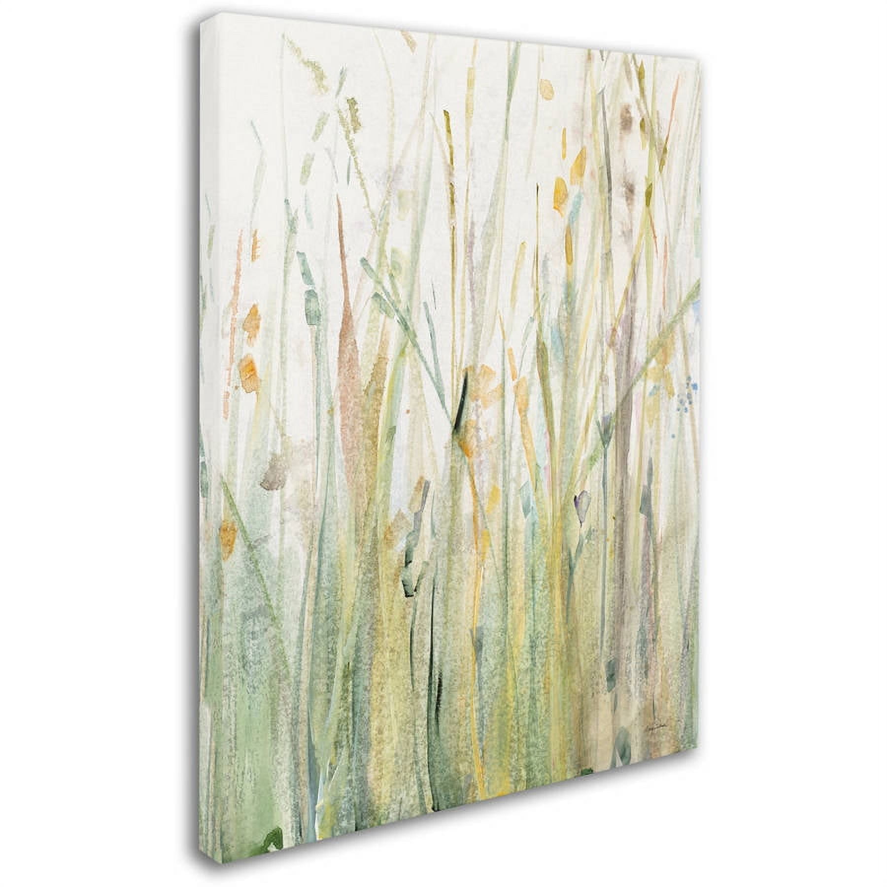 Trademark Fine Art "Spring Grasses I Crop" Canvas Art by Avery Tillmon