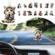 thumbnail image 3 of Wartleves Espejo retrovisor para coche con diseño de gato en 2D acrílico, para colgar en la mochila o en la oficina, 3 of 7
