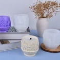 thumbnail image 6 of Silicone Candle Molds for Candle Making, 3D Aroma Candle Cup Vase Storage Silicone Molds, Castle Plaster Cement Cup Molds, Resin Molds for DIY Candle Resin Casting Home Decor, 6 of 7