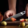 thumbnail image 5 of Kitchen Knives Stainless Steel Japanese Chef Knife Damascus Cleaver Santoku Steak Utility Paring Knifes with Unique Shell Handle with Giftbox, 5 of 5
