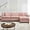 Pink 3+1, variant on SZLIZCCC Modular Sectional Sofa with Movable Ottoman, L/U Shaped Chenille Fabric Couch with High - End Material,Flexible Combination for Living Room, Office, Apartment White3+1