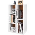 thumbnail image 1 of Étagère Ouverte de Rangement à 5 Cubes, Bibliothèque d'Exposition Moderne à Cubes, Organisateur de Cubes pour Bibliothèque de Rangement, Blanc, 1 of 6
