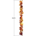 thumbnail image 5 of 2 Pack Fall Garland Maple Leaf, 5.9Ft/Piece Hanging Vine Garland Artificial Autumn Garland Thanksgiving Decor for Home Wedding Fireplace Party Christmas, 5 of 5
