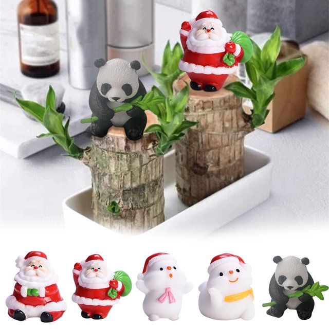 Xihbxyly Adorno Navideño de Cerámica, Bonito Adorno Navideño, Multifuncional para Coche U Oficina, Diseño Que Ahorra Espacio, Regalo Perfecto para Familiares o Amigos, 1 Juego de Adornos.