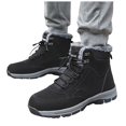 thumbnail image 6 of Zshosam Winter Boots for Men Women Waterproof Snow Boots Warm Lined Non Slip Hiking Boot(Black,43), 6 of 9