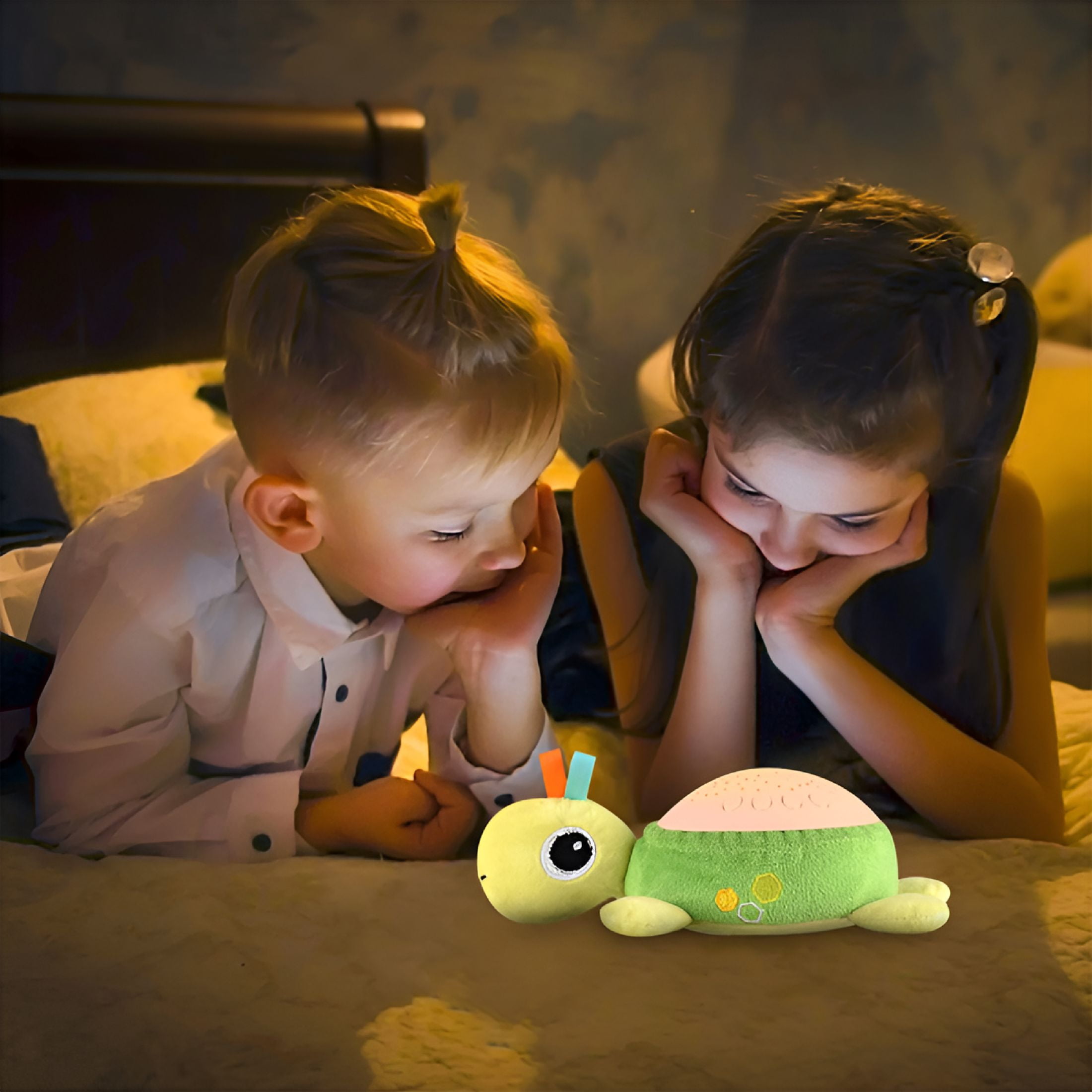 HIBIBUD 2026 New Ceiling Night Light Projector for Babies and Kids,Sleep Soother with Adjustable Volume Lullabies,White Noises,3 Night Light Intensities