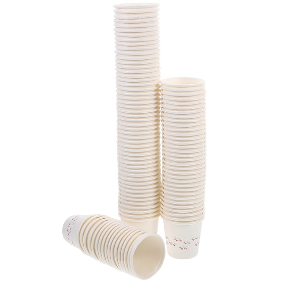 UPOUART 100Pcs Small Paper Cups for Bathroom Use Disposable Portable