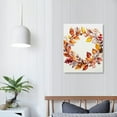 thumbnail image 3 of JRXY Thanksgiving Fall Wall Art Prints Watercolor Pumpkin Mushroom Paper Wall Arts Decor Unframed 16x20 in, 3 of 4