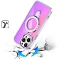 thumbnail image 2 of For iPhone 13 Pro Max CHROME HQ Rotational Magnetic Ring Hybrid - Light Purple, 2 of 4
