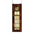 thumbnail image 2 of 67791 Meyda 8"W X 24"H Pasadena Rose Stained Glass Window, 2 of 2
