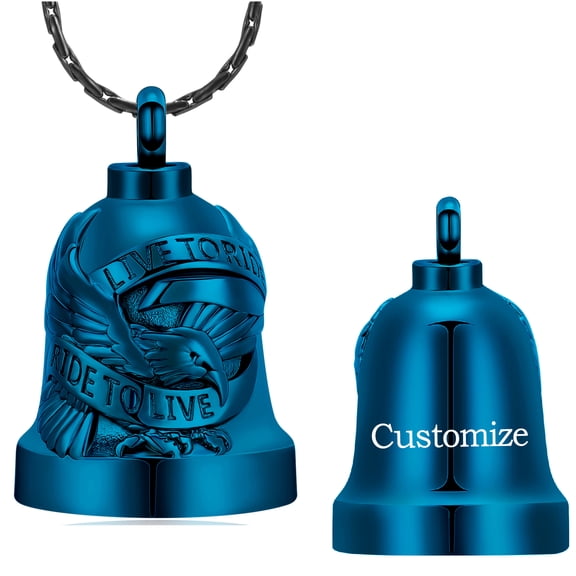 Personalize Soundable Eagle Bell Urn Pendant Cremation Jewelry for Ashes Holder Memory Necklace Human Pet Memorial Jewelry