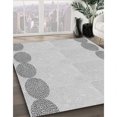 thumbnail image 3 of Ahgly Company Machine Washable Indoor Rectangle Transitional Platinum Gray Area Rugs, 2' x 5', 3 of 7