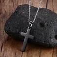 thumbnail image 3 of Stainless Steel Small Cross Necklace for Womens and Girls,24 Inch, 3 of 4