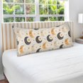 thumbnail image 4 of Cute Crescent Moon and Sun Plush Pillow Cases King Size Ultra Soft Warm Pillowcases with Zipper 20"x40", 4 of 9