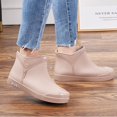 thumbnail image 5 of AUDeals Women's Short Ankle Rain Boots Waterproof Rubber Anti Slip Lightweight Garden Boots with Comfort Insoles, 5 of 9