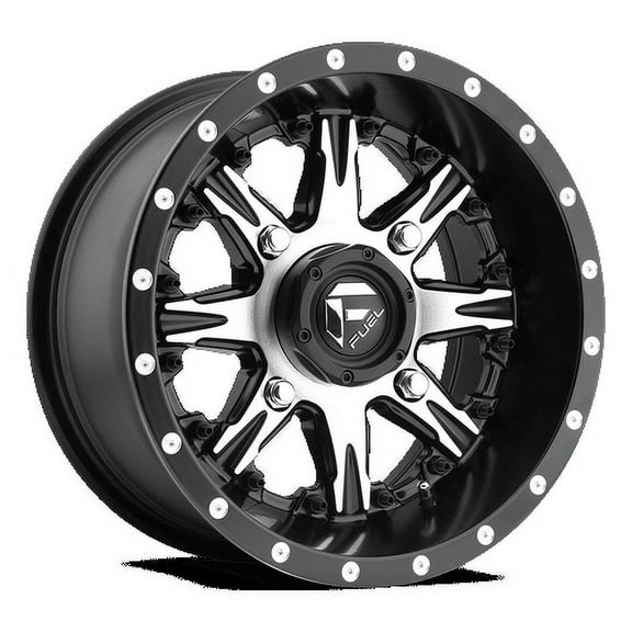 Fuel Utv D541 Nutz Utv 14X7 4X156 13Et 132Cb Matte Black Machined Wheel