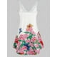 thumbnail image 2 of Tallas de mariposa de talla grande impreso Cami camiseta sin mangas Rosegal Camisetas sin mangas de talla grande, 2 of 5