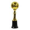 6 Metallic Gold International Travel Theme Party Globe Statuette Trophies 8.5"