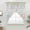 Pink Blue Green, variant on Colorful Easter Swag Valances for Windows 2 Pack, Kitchen Window Curtains 36 Inch Length, Easter Eggs Botanical Spring Floral Privacy Swag Curtains for Living Room/Bathroom with Rod Pocket 36"x36"