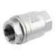 thumbnail image 1 of 3/4" Female Thread in Line Spring Check Valve Stainless Steel Vertical Valve WOG 1000, 1 of 5