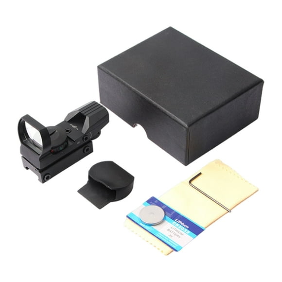 JH400 20mm Reflex Sight Red Dot Sight Holographic Sight with 4 Reticles Anti Fog Shockproof Aiming Scope Sight