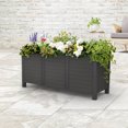 thumbnail image 2 of Tierra Verde 17"x48" Raised Garden Trough Black 1PK (8 panels), 2 of 5