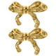 thumbnail image 1 of BRIGHTFUFU Perillas De Gabinetes En Forma De Arco 2 Piezas Perillas De Puerta De Armario En Forma De Lazo De Latón Tirador De Cajón De Cómoda Decorativo Para Armarios Armarios Librerías Muebles Dorado, 1 of 8