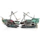 thumbnail image 3 of Decoración de pecera para acuario, barco hundido, barco de plástico, aire dividido, barco roto, adorno para pecera, decoración de paisaje, 3 of 7