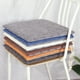 thumbnail image 1 of Cojín cuadrado de asiento 16x16 pulgadas - Almohada de suelo rellena de espuma de algodón para salón, tatami y sillas - 40x40cm, gris, 1 of 7