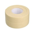 thumbnail image 2 of Waterproof Wall Sealing Strip Self Adhesive Tape Caulk for Kitchen Bathroom, 1.5 Beige, 2 of 8