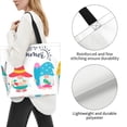 thumbnail image 3 of Balery Gnomes Summer Bolsa Tote Estilo Estético con Cremalleras, Bolsa de Hombro, Bolsa de Compras Grande y Plegable, 3 of 8