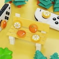 thumbnail image 5 of PlayVital Joystick Caps for Nintendo Switch, Thumbstick Caps for Switch Lite, Analog Cover for Switch OLED Joycon - Tangerine, 5 of 6