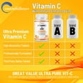 thumbnail image 2 of Vitamin C with Zinc (Infused w/ 25 Healthy Vitamins) Immune Support for Adults Kids - Zinc Tablets Immune System Booster, Immunity Defense, High Absorption - Non GMO, No Gluten, 2 of 6