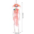 thumbnail image 3 of RnemiTe-amo Halloween Skeleton Decorations,Full Body Poseable Small Skeleton Plastic Bones with Movable Posable Joints for Halloween Indoor Outdoor Party, Graveyard, Haunted House Accessories, 3 of 8