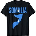 thumbnail image 2 of Somali - Somalia Country Map Flag T-Shirt, 2 of 3