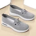 thumbnail image 2 of Women's Slip On Walking Shoes, Breathable Mesh Arch Support Sneakers, Summer Outdoor Beach Walking Shoes Comfort Non-Slip Orthopedic Casual Shoes for All Day Wear, 2 of 10