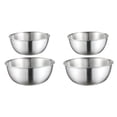 thumbnail image 1 of 4PCS Stainless Steel Bowls Mixing Bowl with Scale Deep Mixing Egg Bowls Non Slip Kitchen Bowl for Baking Salad Cooking, 1 of 5