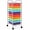 Multicolor, variant on Furnibear 10-Drawer Clear Rolling Cart Compact Powerhouse for Everyday Organization, Transparent