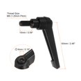 thumbnail image 2 of Uxcell 8 Pack M8 x 15mm Male Threaded Stud Adjustable Clamping Lever Handle Bolt Knob Black, 2 of 6