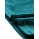 thumbnail image 5 of Blusa de terciopelo Allegra K con cuello En V manga 3/4 mujer Verde XL, 5 of 6