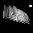 thumbnail image 2 of RABBITH 10Pieces Hair Combs Plastic Hair Side Combs 14 Straight Teeth Hair Clip Comb Bridal Wedding Veil Comb for Fine Hair, 2 of 9