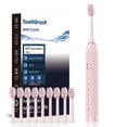 thumbnail image 1 of Danhjin Electric Brush Portable Toothbrush Rechargeable Toothbrush With 10 Brush Heads 6 Cleaning Modes Waterproof Toothbrush Long Working Toothbrushes For Adults Kids, 1 of 6