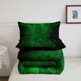 thumbnail image 5 of Feelyou Gothic Skull Queen Comforter Set, Horror Halloween Comforter Sets Queen, Dark Green, Black Reversible, 3pcs, 1 Comforter and 2 Pillowcases, 5 of 7