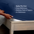 thumbnail image 4 of Bare Home Fitted Sheet - 22" Extra Deep Pocket - Premium 1800 Collection - King, Dark Blue, 4 of 6